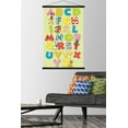 thumbnail image 2 of Disney Mickey Mouse - Alphabet Wall Poster with Wooden Magnetic Frame, 22.375" x 34", 2 of 3