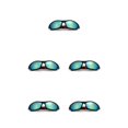 thumbnail image 1 of Minnieouse 1 par de gafas de sol para PC, gafas para ciclismo, verde Type2 NO2, 1 of 6