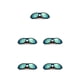 thumbnail image 1 of Gafas de sol Jumpingount para ciclismo color Verde, 1 of 6