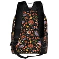 thumbnail image 3 of Lsque BBQ Party Pattern Backpack – School Travel Canvas Daypack with Ergonomic Padded Straps, Multiple Compartments & Leather Handle, 3 of 5