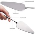 thumbnail image 3 of piezas de servidor de pastel de acero inoxidable, servidor de pastel de 23 cm, cuchillo para pastel, servidor de pizza con bordes dentados, juego de cubiertos para cocina, restaurante, fiesta de boda, 3 of 5
