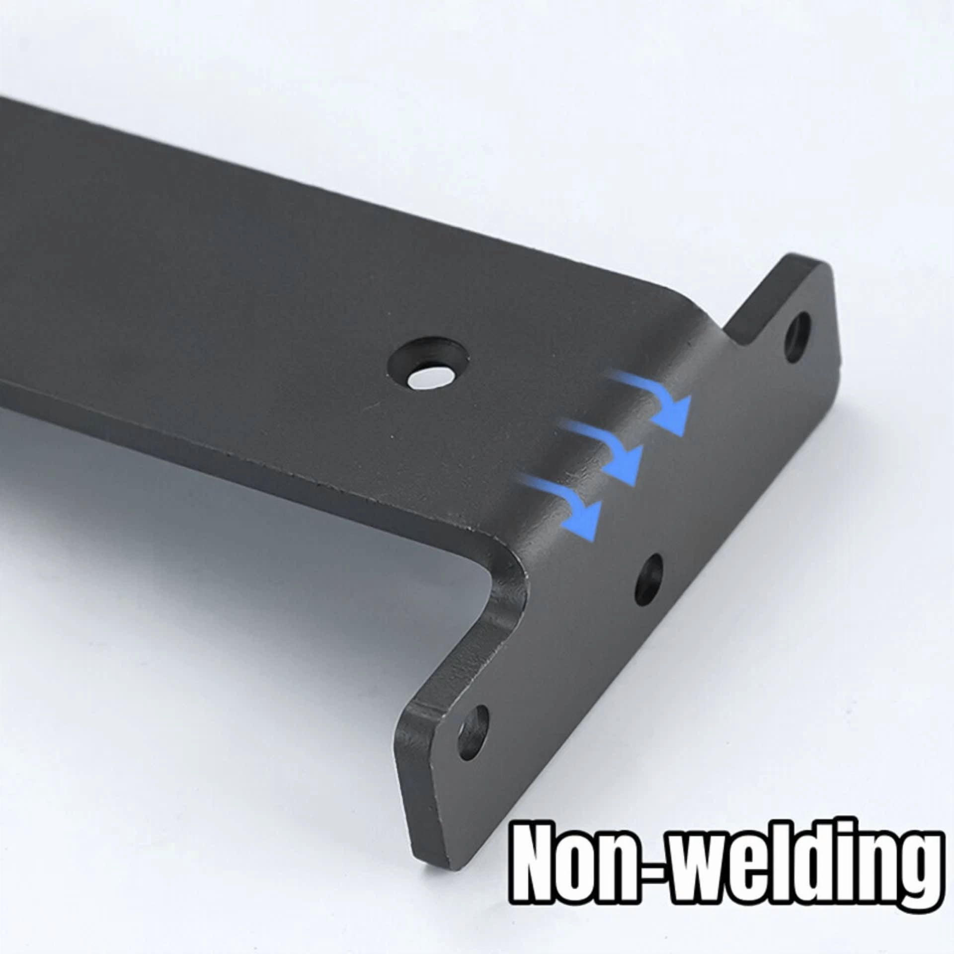 2Pc Black Shelf Bracket Floating Shelf Supports Premium Alloy Metal Heavy Sale