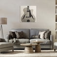 thumbnail image 4 of Stupell Industries Modern Simple Chic Guitar Canvas Art, 24 x 24, by Deborah Revell, 4 of 8