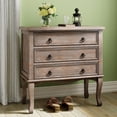 thumbnail image 2 of ClickDecor Thomas 3 Drawer Chest Gray, 2 of 11