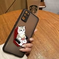 thumbnail image 3 of Matte Case for HONOR 70 50 30S 30 20 8X 9A 9X PLAY 4T X7 X9 X10 5G V40 Case Funda Coque Capa Shell Cute Cat Cartoon Illustration, 3 of 5