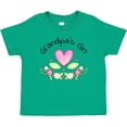 thumbnail image 3 of Inktastic Grandpa's Girl Heart Flowers Girls Baby T-Shirt, 3 of 5