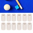 thumbnail image 4 of Embout de Queue de Billard 13Mm Kit de Remplacement Embout de Queue de Billard Fibre 40 Pcs Embouts de Queue de Billard Tubes Pièces de Rechange Accessoires de Réparation, 4 of 8