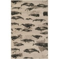 thumbnail image 2 of Unique Loom Outdoor Coastal Collection Area Rug - Whalewatch (5' 1" x 8' Rectangle Beige/Brown), 2 of 9