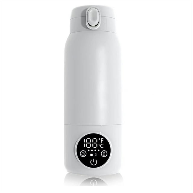Portátil y de Viaje para Viajes en Coche y Exteriores, Gran Capacidad, Calentamiento Rápido para Leche Materna/Fórmula.
