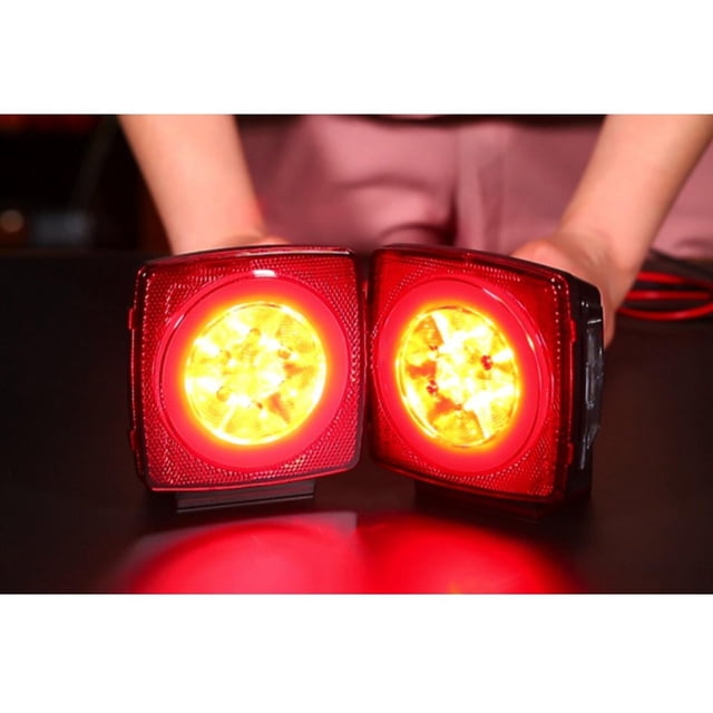 Kit de luces ras LED de 12 V Macarena Juegos de luces traseras para remolque