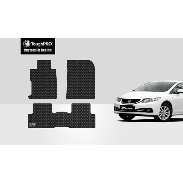 ToughPRO HONDA Civic 1st & 2nd Row Mats All Weather Heavy Duty