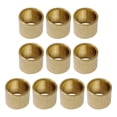 thumbnail image 4 of Almencla 10 Pieces Brass Pool Cue Ferrules DIY Repair Tools for Outdoor Sports Indoor 11mm Dia, 4 of 8