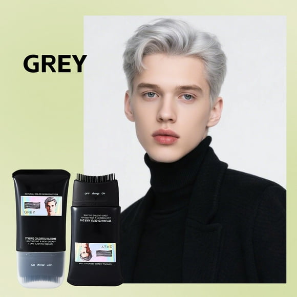 Peine para teñir el cabello de hombre, no graso, de larga duración y fácil de peinar, 120 g, color peludo