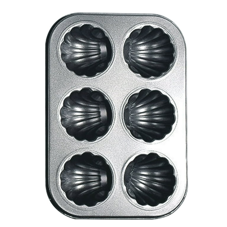 1pc, Chestnut Shaped Cake Pan, 10.4''x7.2'', 6 Cavity Baking Cake Mold,  Muffin Molds, Baking Tools, Kitchen Gadgets, Kitchen Accessories