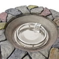 thumbnail image 6 of Topbuy Outdoor 40000 BTU Gas Fire Pit Table Electronic Propane Ignition Lava Rock Grey, 6 of 7