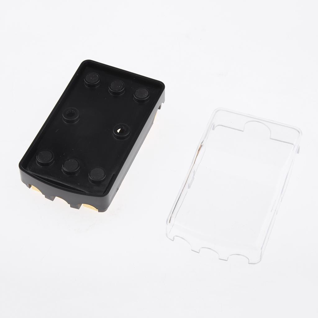 funtasica Car Stereo Audio 3-Way 80A In-Line Fuse Holder Power Distribution Block With Waterproof Cover