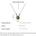 thumbnail image 2 of 14K Gold Rabbit Necklace, Natural Jade Rabbit Pendant Necklace, Beautiful Jewelry Gift for Mother, Wife, Girlfriend, 2 of 4