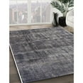 thumbnail image 3 of Ahgly Company Machine Washable Indoor Square Industrial Modern Gunmetal Gray Area Rugs, 6' Square, 3 of 7