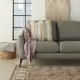 thumbnail image 3 of Mina Victory Life Styles Cotton Diamond Stripe Throw Pillow in Ocean Blue/Beige, 3 of 5