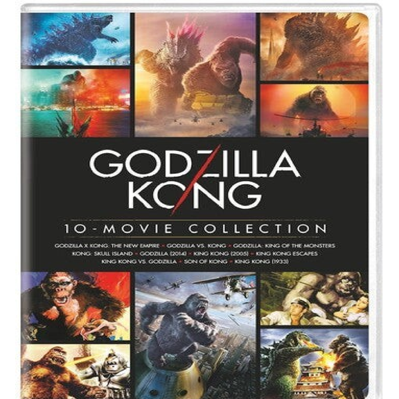 Open Box Warner Home Video Godzilla/Kong 10Movie Collection (DVD)