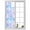 Multicolor, variant on Stained Glass Window Privacy Film, Blue Purple Floral Geometric Static Cling UV Sun Blocking Heat Control Window Tint Day and Night, Non-Adhesive Reusable One Way Windows Privacy Cover 17.7''x39.3''