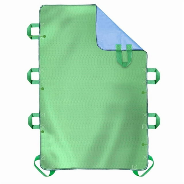 LOVEVER Absorbent Positioning Bed Pad with Handles Waterproof Incontinence Pads Mobility Under to Aid Seniors