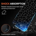 thumbnail image 6 of Magnetic Case for iPhone 16e, Compatible with Magsafe PC Hard Shell & Silicone Inner Bumper Anti-Scratch Full-Body Cover Shockproof Slim Design Black Leopard Print Pattern, 6 of 7