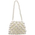 thumbnail image 3 of CAILDANL Amamcy Heart White Beaded Pearl Handbag Purse Vintage Pearl Clutch Pearl Bag Pearl Wrislet Mini Evening Bag for Party Wedding, 3 of 8