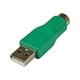 StarTech.com PS/2 (F) USB (M) Remplacement de la Souris PS/2 vers l'Adaptateur USB F/M - Utilisation avec PS/2 et Souris Compatible USB Uniquement (GC46MF) - Adaptateur Souris - vers – image 1 sur 3