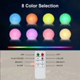 thumbnail image 3 of 3pcs Outdoor Solar Lights Solar Ground Light for Garden 8 Colors Solar Garden Lights IP68 Waterproof LED Solar Lights with Remote Control for Pond, La, 3 of 5