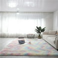 thumbnail image 5 of Soft Fluffy Bedroom Rugs Shaggy Geometric Design Area Rug For Girls Baby Room Kids Living Room Home Decor Floor Carpet, 5 of 7