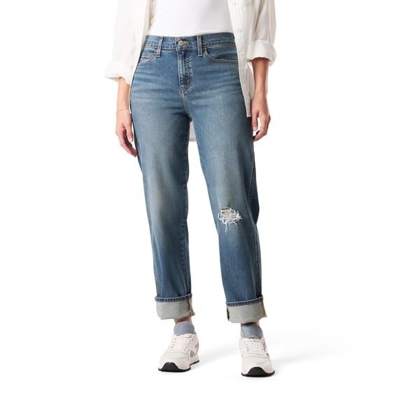Levi Strauss Signature Women's Vintage Relaxed 90's Straight Jean