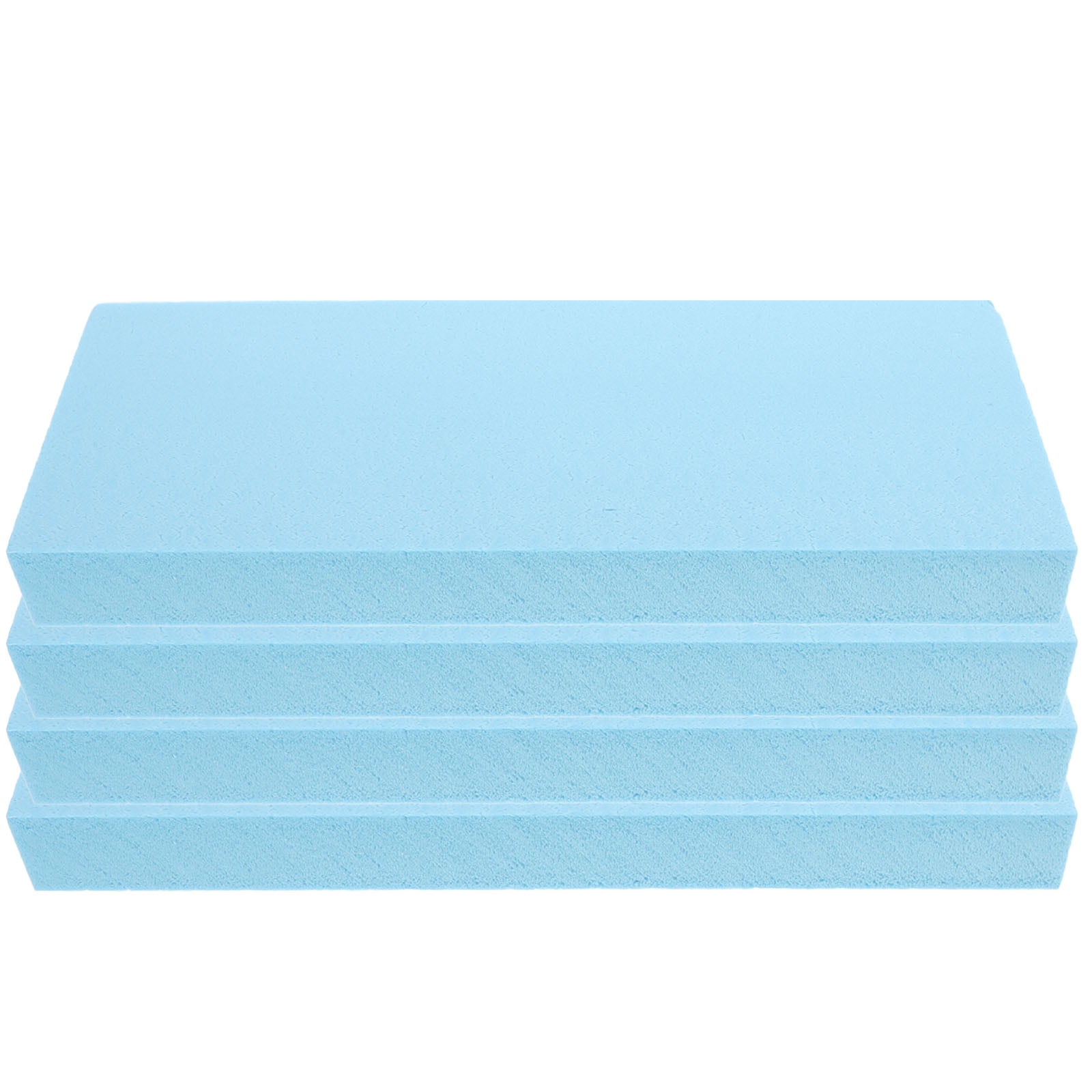 RENACLIPY Blue Craft Foam Block For Model Building 4Pcs 11.8X3.9X1.2In