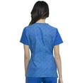 thumbnail image 3 of Tooniforms Scrubs Top for Women V-Neck Plus Size TF630, 2XL, Mermaid Life, 3 of 7