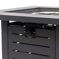 thumbnail image 3 of 28" Propane Gas Fire Pit Table, 50000 BTU Square Steel Fire Pit for Outside Patio Deck Garden Backyard, 3 of 11