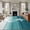 Teal, variant on 3'x5' Area Rugs, Nautical White Anchor Indoor Outdoor Area Rug for Living Room Bedroom, Blue Gradient Ocean Abstract Washable Bathroom Rugs Kitchen Floor Carpet Mats Home Decor Aesthetic