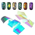 thumbnail image 4 of Beaute Galleria 24 Pieces Thin Iridescent Cellophane, Holographic Shattered Broken-Glass Nail Art Decorations, 4 of 8
