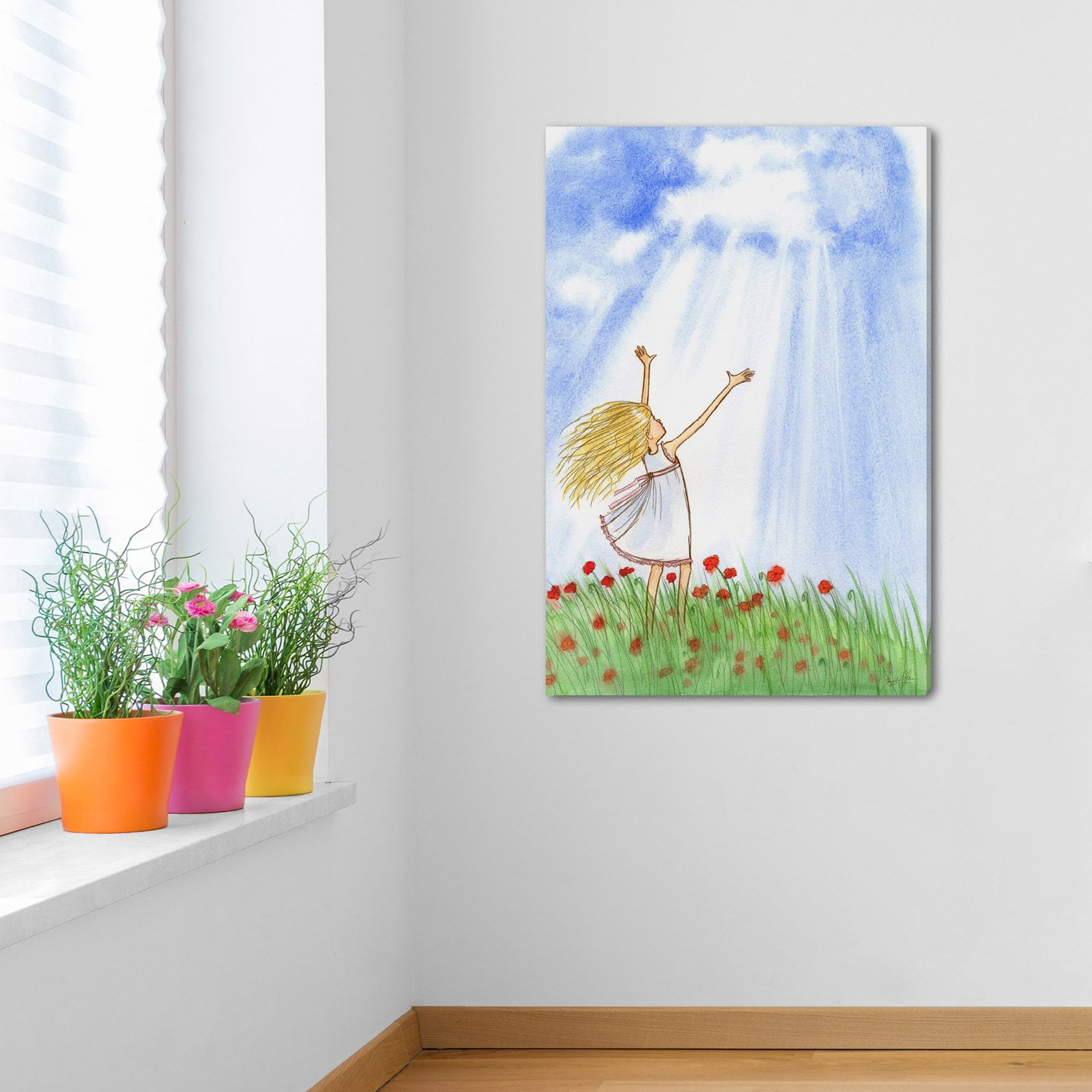 "Breath of Heaven" Painting Print on Wrapped Canvas