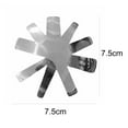 thumbnail image 5 of D-GROEE 3Pcs French Nail Trimmer Plate, Easy French Smile Line Elegance & Style V-Shape Art Edge Trimmer The Tip Line Cutter, Diy Plate Module Stainless Steel Nail Manicure Edge Trimmer Tool, 5 of 7