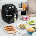 thumbnail image 4 of Costway 3.5 QT Electric Hot Air Fryer 1300W w/Timer, Temperature Control Less Oil Black, 4 of 9