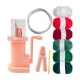 thumbnail image 5 of Easy Knitter Manual Spool Knitter Household Embellishment Rope Braider Mill Machine Knitting Tool for Bracelet Adult Sweaters 6 Colors Yarn pink, 5 of 9