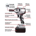 thumbnail image 3 of Llave De Impacto Inalámbrico Taladro Recargable Kit Pistola, 3 of 4