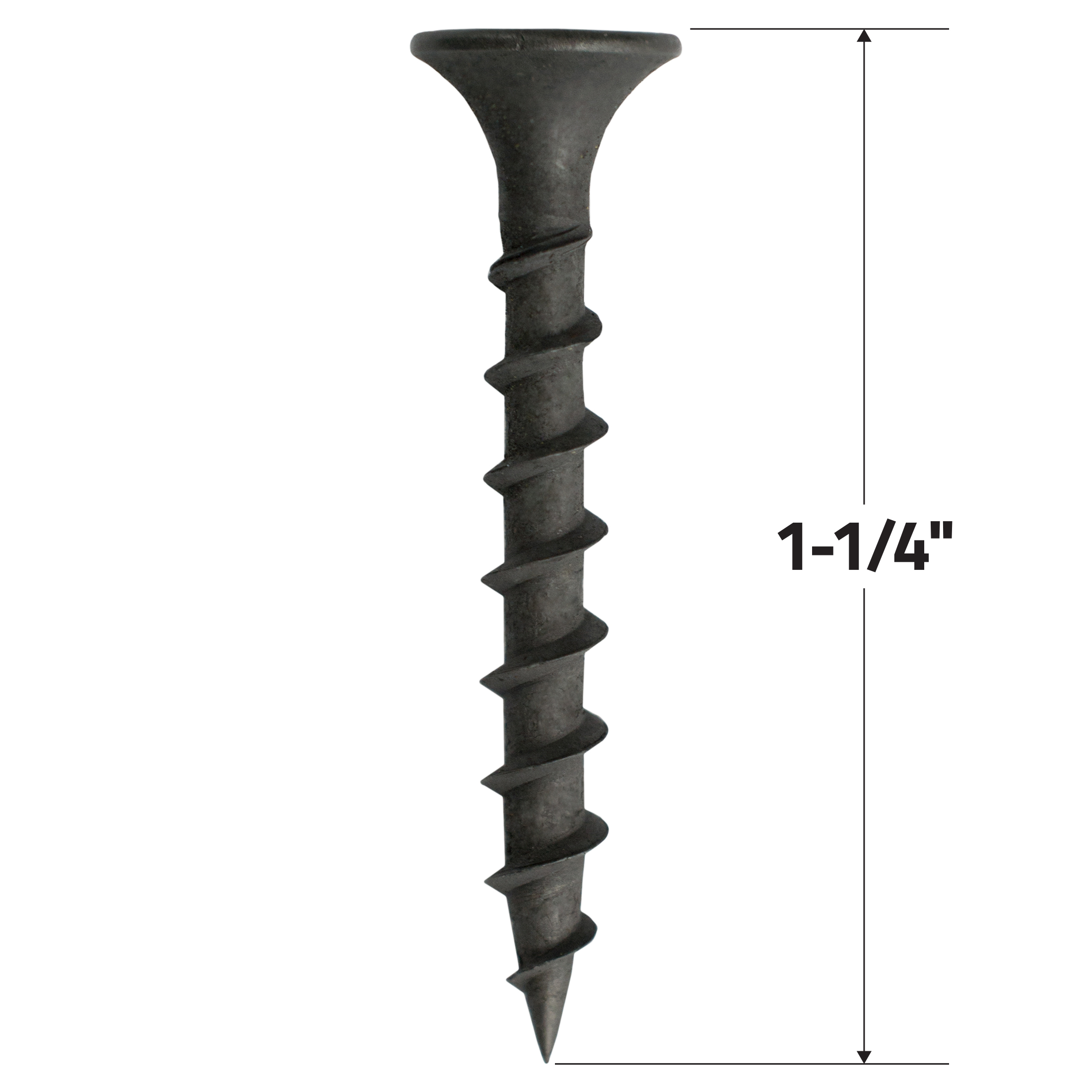 Grip-Rite #6 x 1-1/4 in. Phillips Bugle-Head Coarse Thread Sharp Point Drywall to Wood Screw 1lb. - image 4 of 8