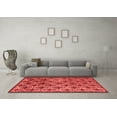 thumbnail image 3 of Ahgly Company Indoor Square Oriental Red Industrial Area Rugs, 8' Square, 3 of 4