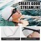 thumbnail image 3 of Gorro de natación de silicona, gorro de baño cómodo, ideal para cabello rizado, corto, medio largo, gorro de natación para mujeres y hombres, gorros de ducha que mantienen el peinado sin cambios Adepaton LRWJ848-7, 3 of 6