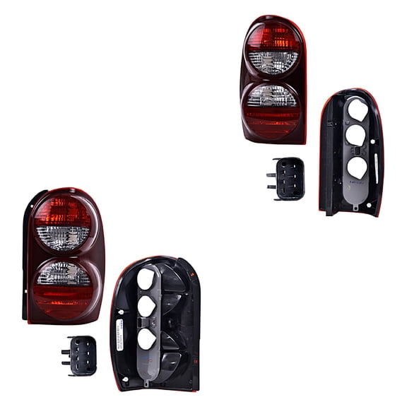 Par de Calaveras Liberty 2005 A 2007 Jeep S/Foco DEPO .