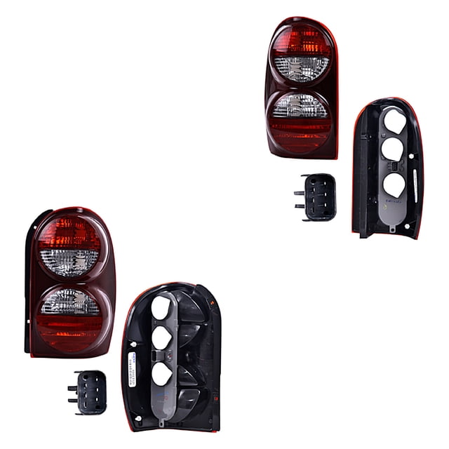 Par de Calaveras Liberty 2005 A 2007 Jeep S/Foco DEPO .