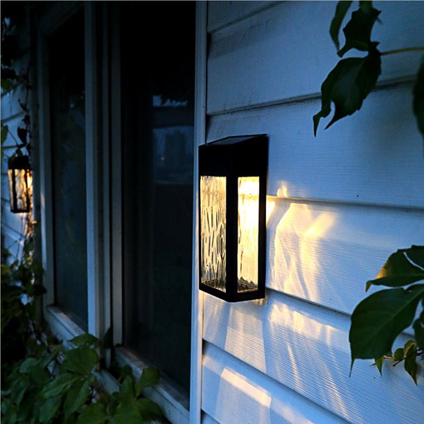 Lámpara De Pared Led De Pared Impermeable Solar Cuadrada Lámpara De Pared Led Inevent HA015059-00