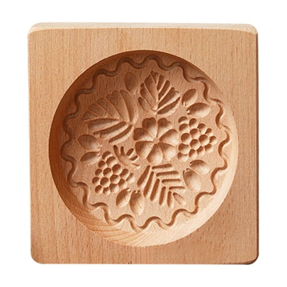 TEPgvh Biscuit Moulds Cookie Cutter Cookie Durable Wooden Baking For Diy Homemade Cookies Shortbread Fondant Ideal For Home And Bakeries B - One Size