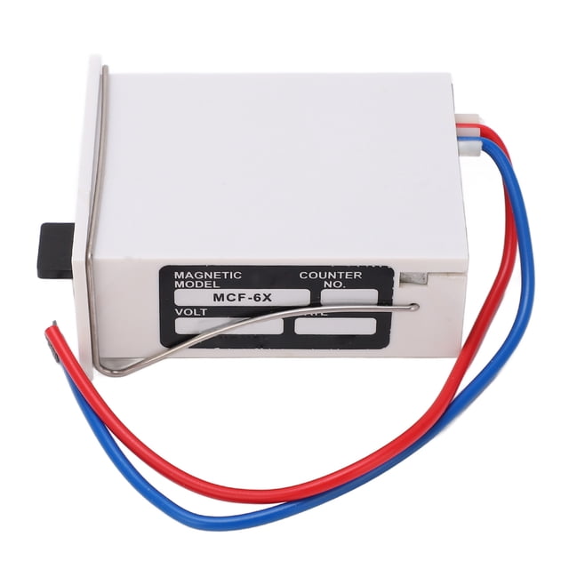 Contador electromagnético de 6 dígitos, contador de pulsos electrónico de alta velocidad y precisión para maquinaria textil química, CA 220 V
